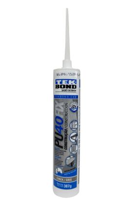 Imagem de Adesivo Silicone PU 40 Fix Selante Cinza 387G Tek Bond