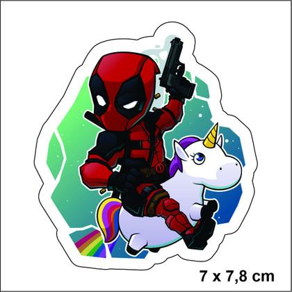 Imagem de Adesivo Sticker Vinil Impermeável Deadpool