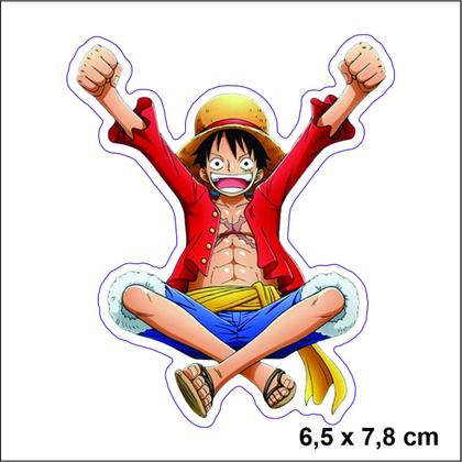 Imagem de Adesivo Sticker Vinil Impermeável One Piece Luffy