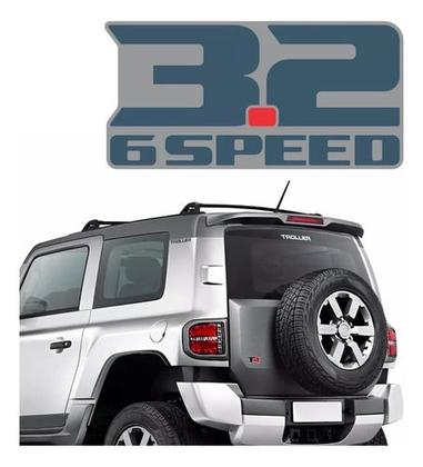 Imagem de Adesivo Traseiro Troller 3.2 6speed 2015 35 Fk