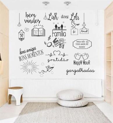 Imagem de Adesivo Vinil Branco Lousa Chalkboard Escrever Giz 5m x 50cm