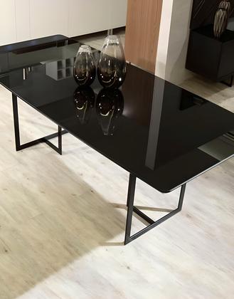 Imagem de Adesivo Vinil Preto Brilho Laca Laquear Mesa Vidros 5m x 70cm