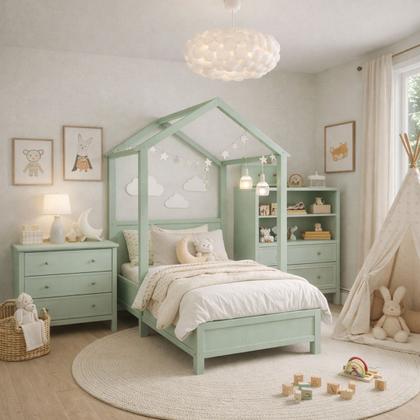 Imagem de Adesivo Vinílico Lavável Cor Verde Menta Bebe Jade Fosco Rolo Decoração Moveis Paredes Envelopamento