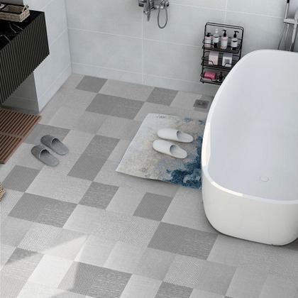 Imagem de Adesivo Vinilico Tons Cinza Lavavel Textura 500x60cm Piso Chão