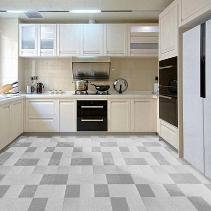 Imagem de Adesivo Vinilico Tons Cinza Lavavel Textura 500x60cm Piso Chão