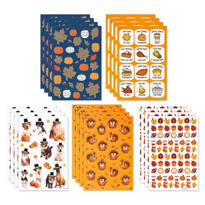 Imagem de Adesivos American Greetings Thanksgiving, 600 unidades para crianças