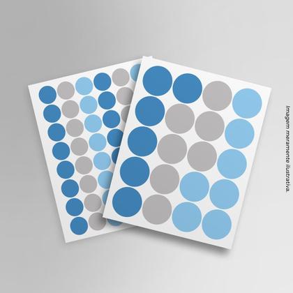 Imagem de Adesivos Bolinhas Azul