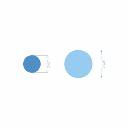 Imagem de Adesivos Bolinhas Azul
