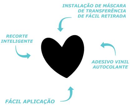 Imagem de Adesivos Corações Decorativos 100 Unidades 5cm, Cinza/rosa