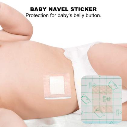 Imagem de Adesivos de umbigo para bebês ZJChao descartáveis à prova d'água, 20 unidades