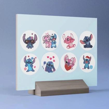 Imagem de Adesivos Kawaii Disney Stitch - 500 Peças -  Etiquetas para Festa Infantil