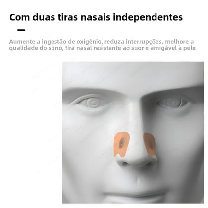 Imagem de Adesivos Nasais Para Respiração, Tiras De Refil Para Inalação De Oxigênio, 30, 60, 90 Unidades,