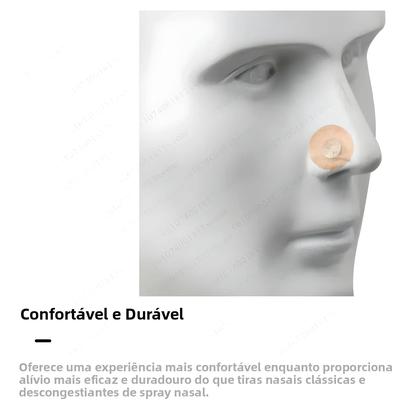 Imagem de Adesivos Nasais Para Respiração, Tiras De Refil Para Inalação De Oxigênio, 30, 60, 90 Unidades,
