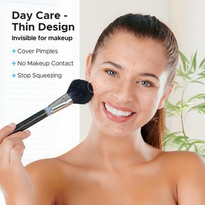 Imagem de Adesivos para acne e espinhas LitBear 600, hidrocolóide diurno/noturno, 5 tamanhos