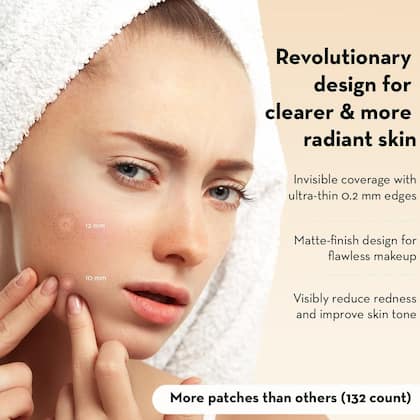 Imagem de Adesivos para espinhas LE GUSHE K-BEAUTY para rosto (132 pontos)