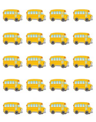 Imagem de Adesivos  Recursos criados pelo professor  School Bus (5651)