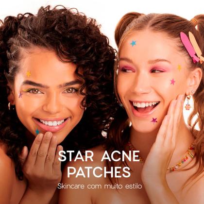 Imagem de Adesivos Secativos para Espinhas com Ácido Salicílico - Star Acne Patches 4you 12un