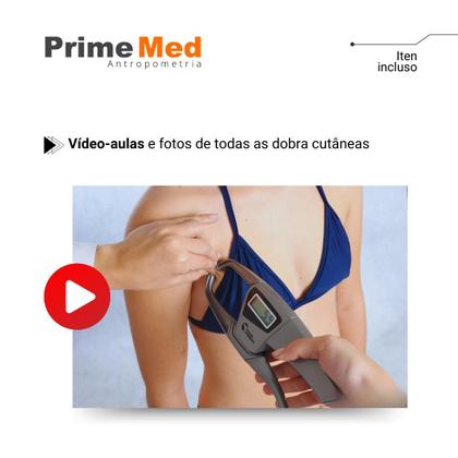 Imagem de Adipometro Clinico Prime Med Neo Rosa Com Software Web