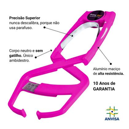 Imagem de Adipometro Clinico Prime Med Neo Rosa Com Software Web