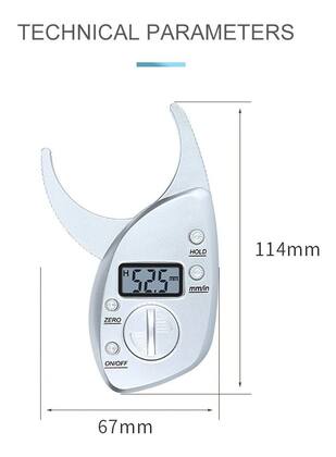 Imagem de Adipômetro Plicômetro Profissional Medidor Gordura Corporal