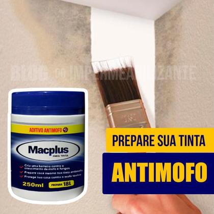 Imagem de Aditivo Antimofo Macplus 50Ml Para Tinta 3,6L Chega De Mofo