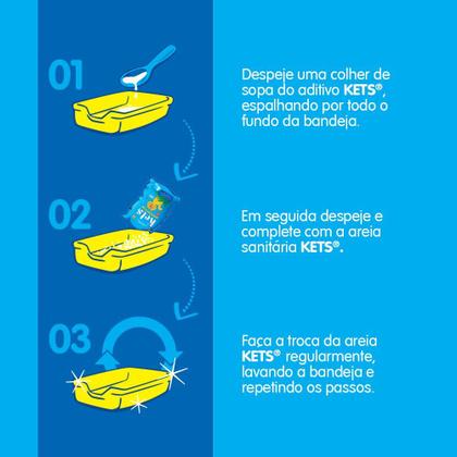 Imagem de Aditivo Antiodor para Areia Sanitária Kets 500g