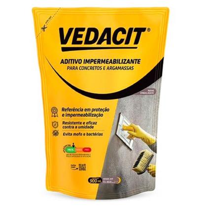 Imagem de Aditivo Impermeabilizante para Concretos E Argamassas 900ml Branco - Vedacit