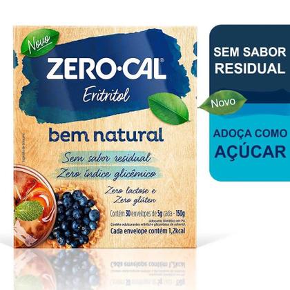 Imagem de Adoçante em Pó Zero-Cal Eritritol 30 Sachês 5g