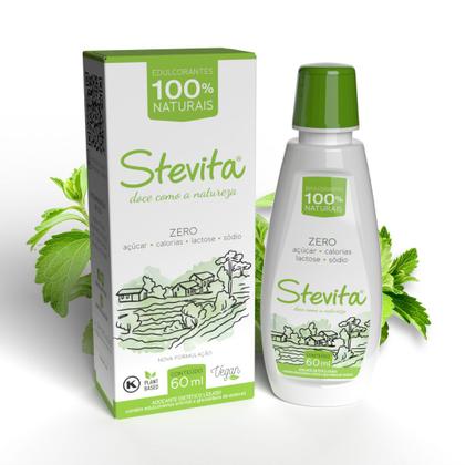 Imagem de Adoçante Líquido Stevita STEVIA NATURAL ZERO KCAL 60ml 6Uni