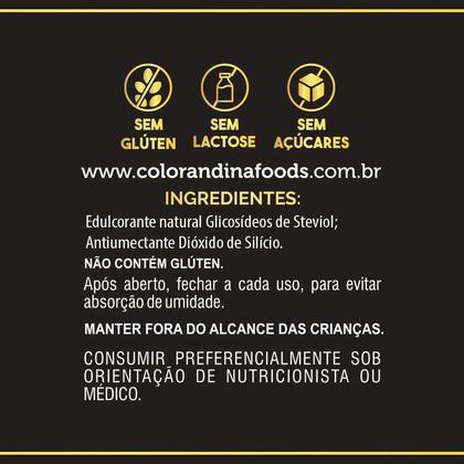 Imagem de Adoçante Stévia 40g  Color Andina  100% Natural  2 Potes