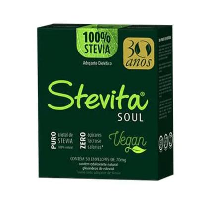 Imagem de Adoçante stevia soul stevita sachê 0,07g c/ 50 unidades