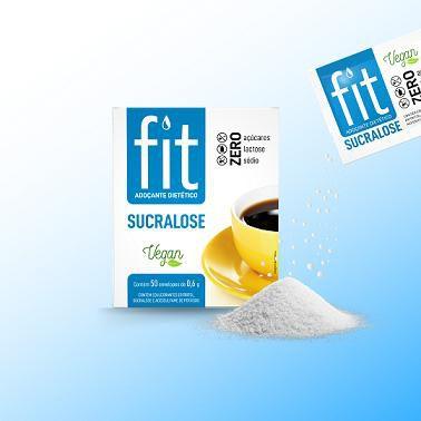Imagem de Adoçante VEGANO Sucralose 50 Sachês Fit 6Unidades
