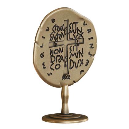 Imagem de Adorno de Mesa Medalha das Duas Cruzes São Bento