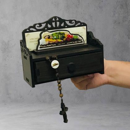 Imagem de Adorno Oratório com Imagem e Terço de São José Dormindo