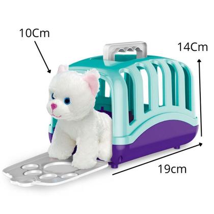 Imagem de Adotados Gato Pet Maleta De Transporte Acessorios Pelúcia