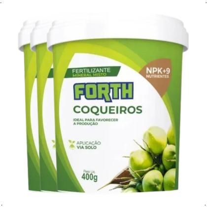 Imagem de Adubo Fertilizante Forth Coqueiros 400g Alta Produção