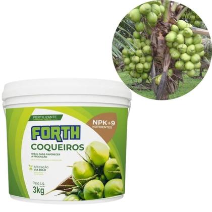 Imagem de Adubo Fertilizante Forth Coqueiros Balde 3kg Alta Produção