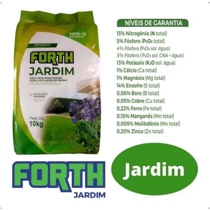 Imagem de Adubo Fertilizante Forth Jardim Gramado Plantas Saco 10 Kg