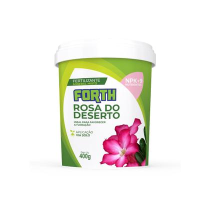 Imagem de Adubo Fertilizante FORTH Rosa do Deserto 400g  - Floração