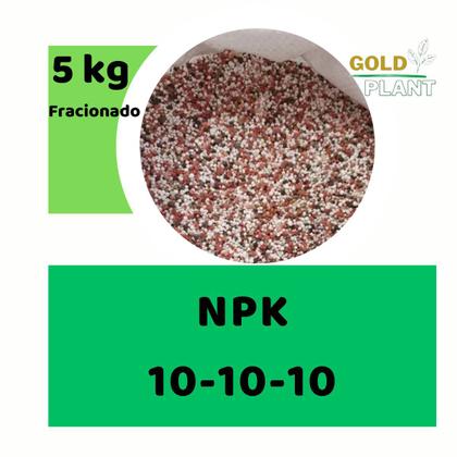 Imagem de Adubo fertilizante granulado misto Npk 101010 5kg Gold Plant