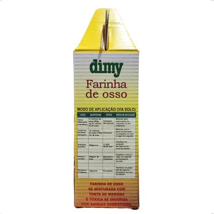 Imagem de Adubo Fertilizante Mineral Farinha de Ossos 1Kg Dimy Caixa