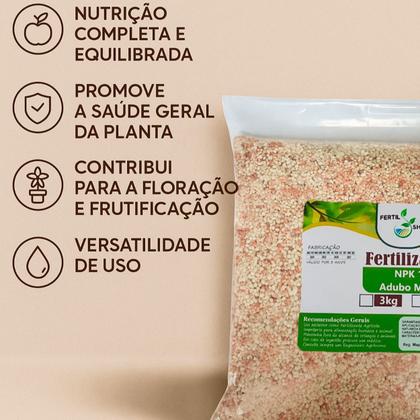 Imagem de Adubo Fertilizante NPK 161616 Granulado  Manutenção e Crescimento Vegetativo Variação KG