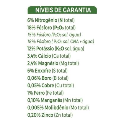 Imagem de Adubo Fertilizante Para Flores NPK Forth Flores 3kg 