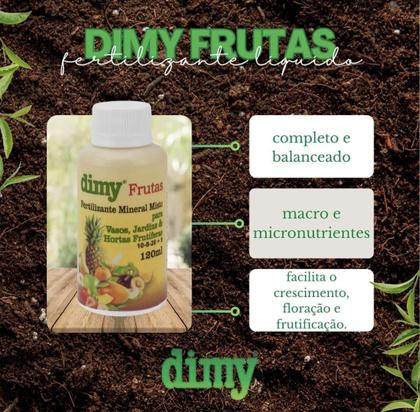 Imagem de Adubo Líquido Concentrado para Orquídeas, Rosas do Deserto, Cactos e Suculentas, Frutas, Flores, Temperos e Hortaliças Dimy 120 ou 250ml