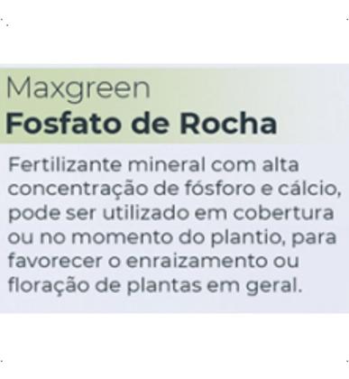 Imagem de Adubo Maxgreen Fosfato De Rocha Fertilizante Mineral Simples