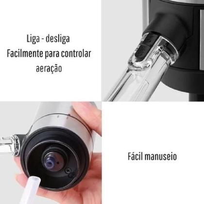 Imagem de Aerador E Dispensador De Vinho Elétrico Decantador De Vinho