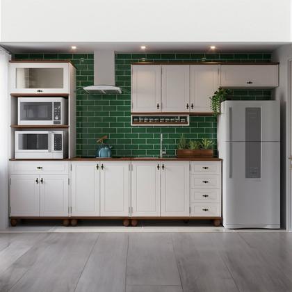 Imagem de Aéreo 3 Portas com Tampo de Madeira Maciça Joy