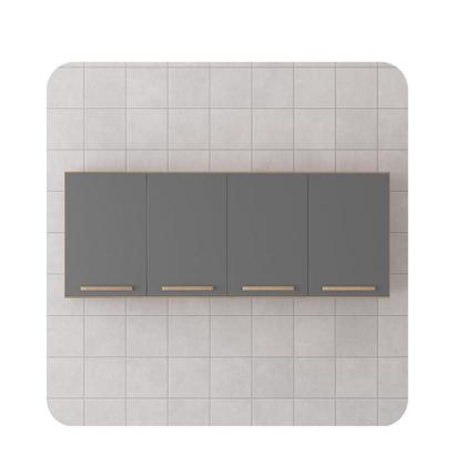 Imagem de Aéreo Clarice 1,60 Mt 4 Portas Amêndoa Grafite