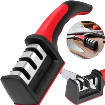 Imagem de Afiador 4 Em 1 Facas Tesouras Premium Top