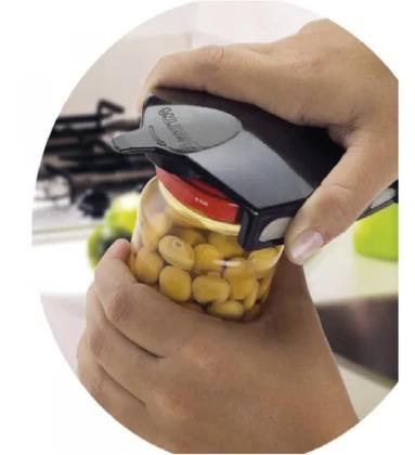 Imagem de Afiador Afia Faca Multiuso Abridor Garrafa Conservas Tampa Rosca Vacuo Inox
